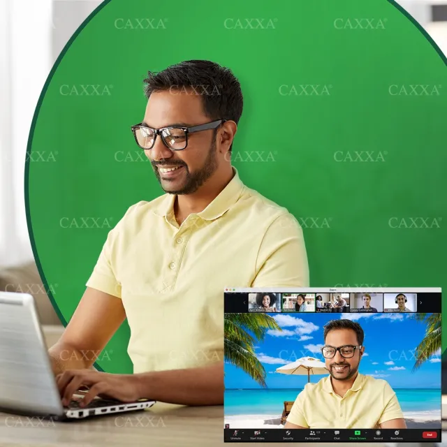 【CAXXA】圓形綠色椅背款綠幕