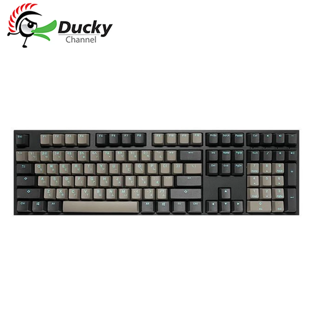 【Ducky】Zero 9108青豆 機械式電競鍵盤(非背光/PBT二色成形/青軸/100%)