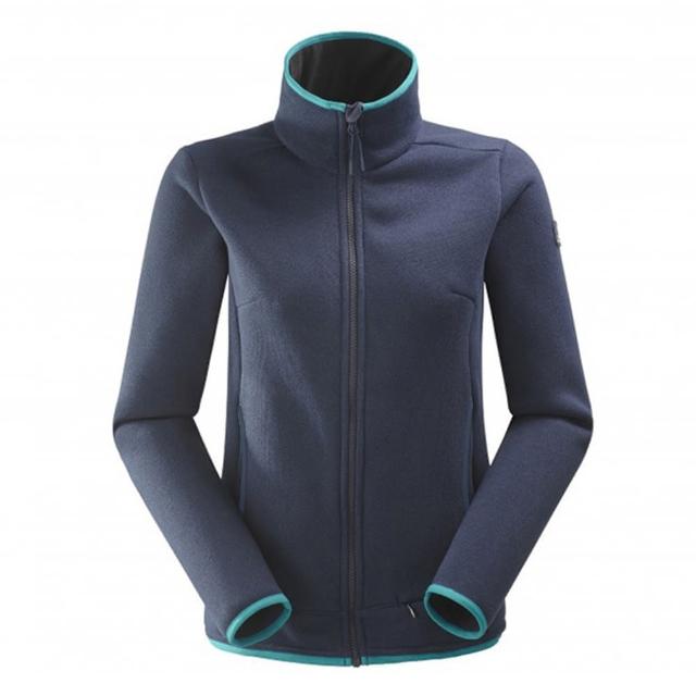 【EiDER】女保暖刷毛外套 / 8EIV4450-沉穩藍(Polartec Thermo Pro)