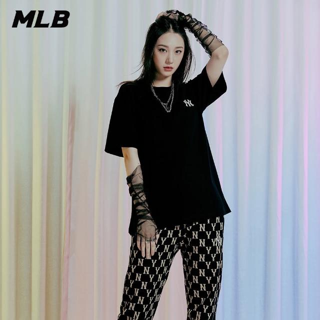 MLB【MLB】短袖T恤 老花Monogram Logo系列 紐約洋基隊(3ATS02114-50BKS)