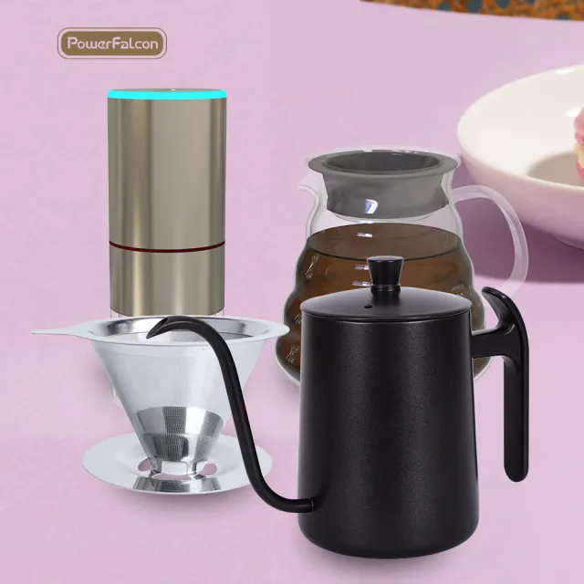 【PowerFalcon】醇鮮電動咖啡磨豆機
