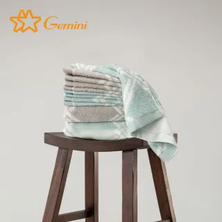 【Gemini 雙星】美國棉晶格系列(毛巾超值二入組)