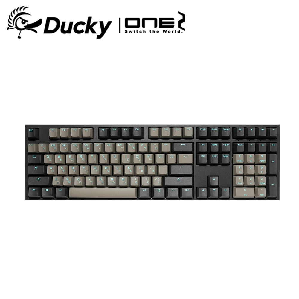 【Ducky】Zero 9108青豆 機械式電競鍵盤(非背光/PBT二色成形/紅軸/100%)
