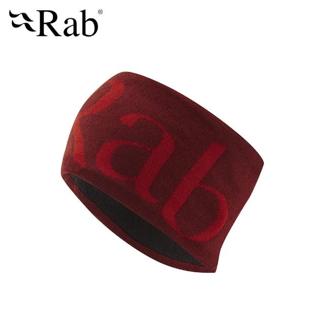 RAB【RAB】Knitted logo Headband 經典LOGO針織頭帶 腥紅 #QAA71