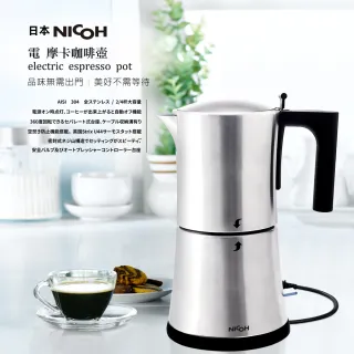 【日本NICOH】電摩卡咖啡壺3-6份(MK-06)