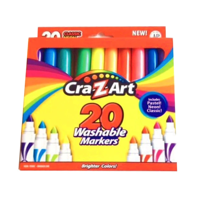 【美國Cra-Z-Art】20色超級可水洗彩色筆