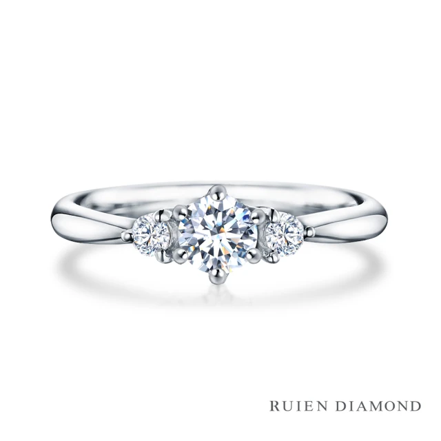 【RUIEN DIAMOND 瑞恩鑽石】GIA30分 D VS2 3EX(18K白金 鑽石戒指RU119)