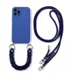 【LOYALTY】iPhone13/13mini/13Pro/13ProMax三合一岩石鏈條液態矽膠手鍊背帶兩用手機殼 4色