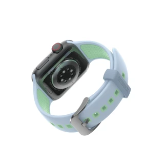 【OtterBox】Apple Watch 38/40/41mm 運動矽膠錶帶(灰綠)