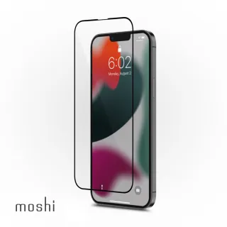 【moshi】iPhone 13 Pro Max 6.8吋 AirFoil Pro 強韌抗衝擊滿版螢幕保護貼(iPhone13 Pro Max)