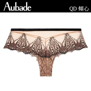 【Aubade】傾心蕾絲平口褲-QD(膚)