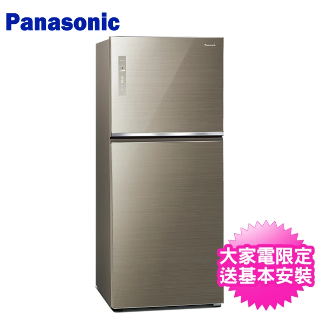 【Panasonic 國際牌】580L一級能效智慧節能雙門變頻冰箱(NR-B582TG-N)