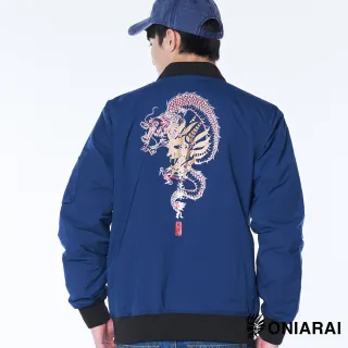 Blue Way Blue Way 潮流鋪棉飛行外套鬼洗 Momo購物網