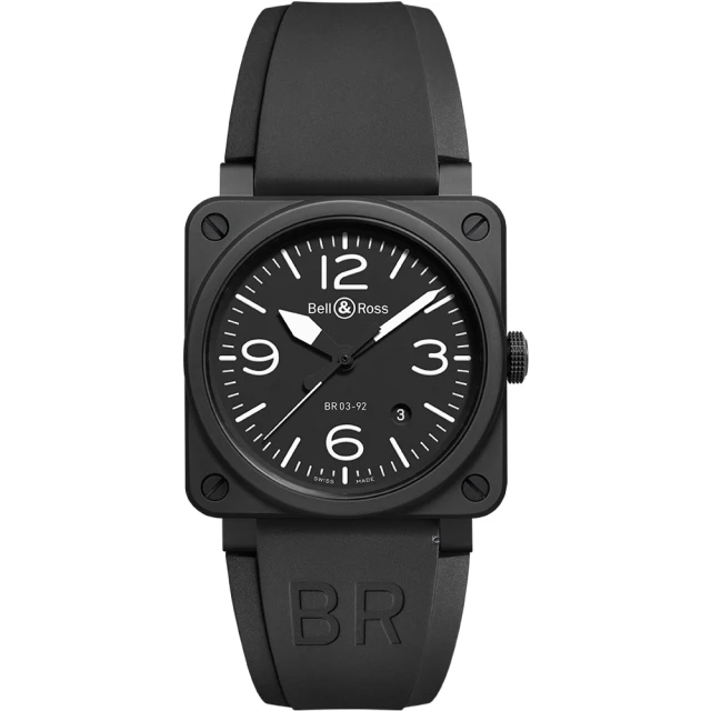 Bell&Ross BR03方形機械腕錶-41mm(BR03