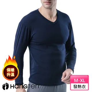 【Hang Ten】輕量保暖V領長袖1入組_HT-B13004(男內衣)