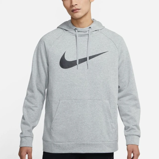 NIKE 耐吉【NIKE 耐吉】上衣 男款 帽T 長袖上衣 運動 AS M NK DF HDIE PO SWSH 灰 CZ2426-063