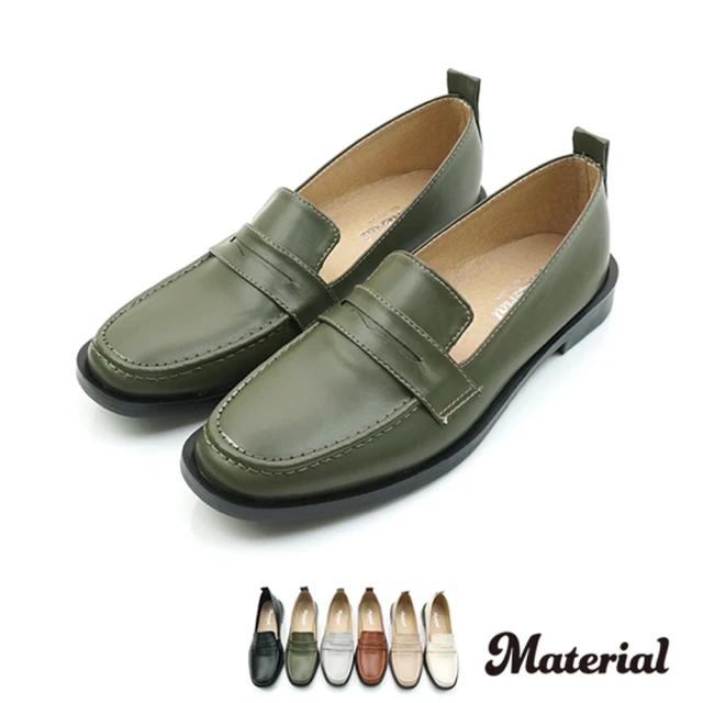MATERIAL【MATERIAL】雙11樂福鞋 紳士縫線樂福鞋 MA女鞋 T52832(樂福鞋)