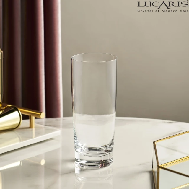 【LUCARIS】無鉛水晶特調直身杯 調酒杯 590ml 旋耀系列(調酒杯)