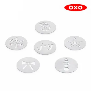 【美國OXO】餅乾擠壓模型盤(聖誕歡樂組)