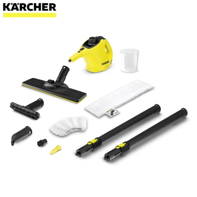 【KARCHER 凱馳】多用途2合1快拆式高壓蒸汽清洗機(SC 1 EasyFix)