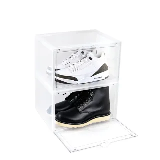 【Aholic】側開式-球鞋磁吸收納盒(6入組)