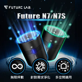 【Future Lab. 未來實驗室】N7空氣清淨機+N7S空氣淨化機(車用清淨機 負離子 家用車用空氣清淨機)