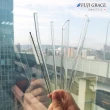 【FUJI-GRACE】SGS認證大珍珠專用加厚耐熱玻璃吸管五入組(共2盒)