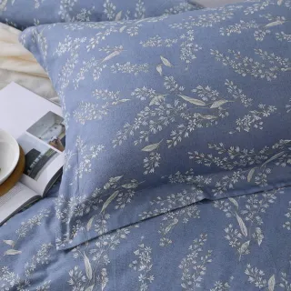【就是好眠】100%精梳棉兩用被床包組-嵐山散策(加大)