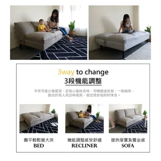 【BN-Home】Elena愛蓮娜日式風格雙人沙發顏色任選(沙發/沙發床/布沙發)