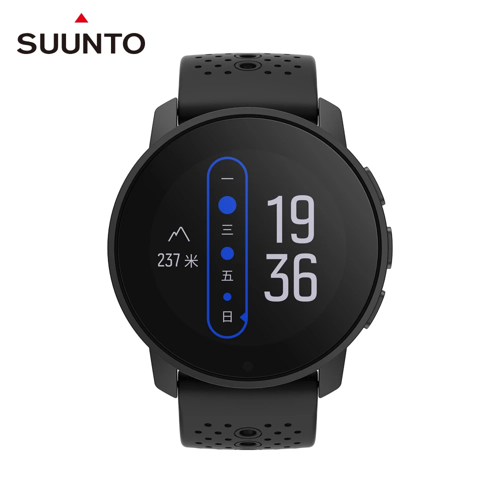 【SUUNTO】Suunto 9 Peak 超薄精巧 堅固耐用的GPS腕錶(全黑)