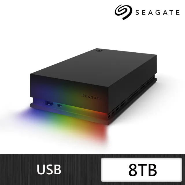 【SEAGATE 希捷】FireCuda Gaming Hub 8TB 外接硬碟(STKK8000400)