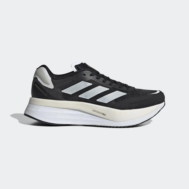 【adidas 愛迪達】慢跑鞋 女鞋 運動 訓練 ADIZERO BOSTON 10 W 黑 H67515