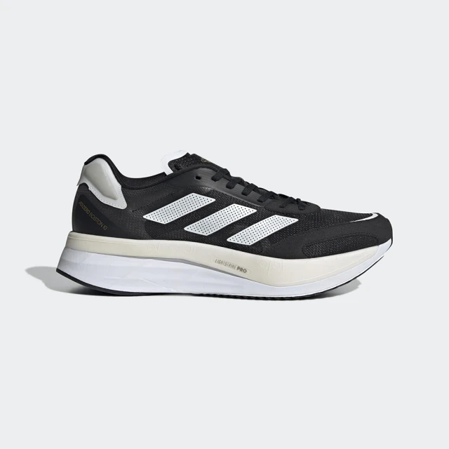 【adidas 愛迪達】慢跑鞋 男鞋 運動 訓練 ADIZERO BOSTON 10 M 黑 H67513
