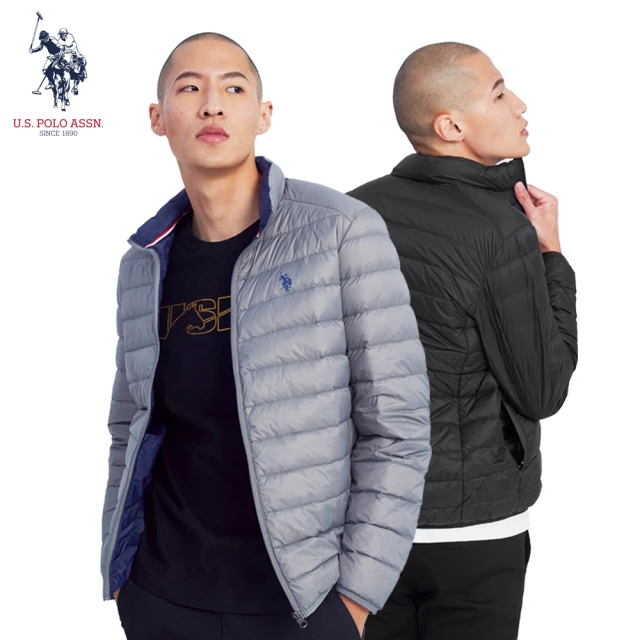 【U.S. POLO ASSN.】男款羽絨外套(三色任選)