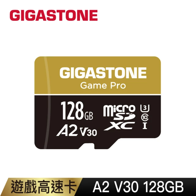 【Gigastone 立達國際】128GB micro SDXC UHS-Ⅰ U3 記憶卡(128G A2V30 高速記憶卡)