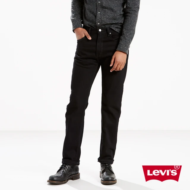 LEVIS【LEVIS】男款 505修身直筒牛仔褲 / 黑色基本款 / 仿舊紙標-熱賣單品