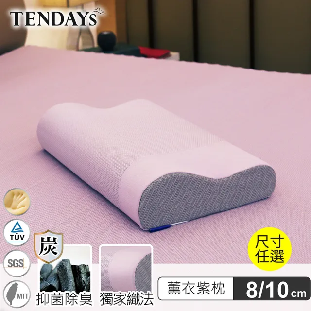 【TENDAYS】玩色柔眠記憶枕(薰衣紫