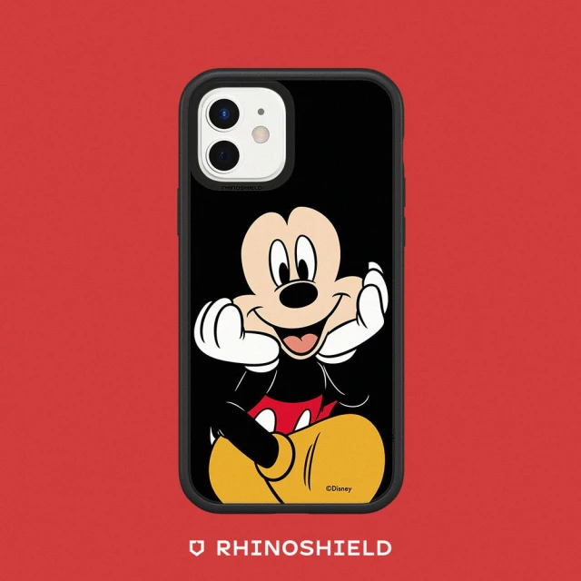 【RhinoShield 犀牛盾】iPhone 12 mini/12 Pro/Max Mod NX邊框背蓋手機殼/米奇系列-米奇看著你(迪士尼)