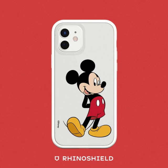 【RhinoShield 犀牛盾】iPhone X/Xs/XR/Xs Max系列 Mod NX邊框背蓋手機殼/米奇系列-來！米奇站好(迪士尼)