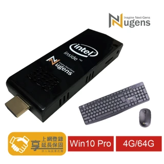 Nugens MiNi PC HDMI 迷你電腦棒4G/64G(送Nugens無線鍵鼠組MK-612C)