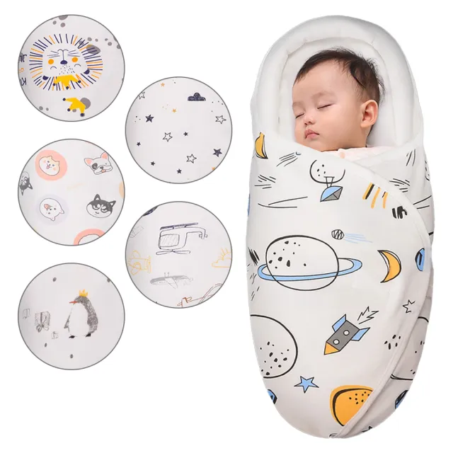 【JoyNa】U型枕邊護頭包巾 嬰兒睡袋(懶人包巾.新生兒用)