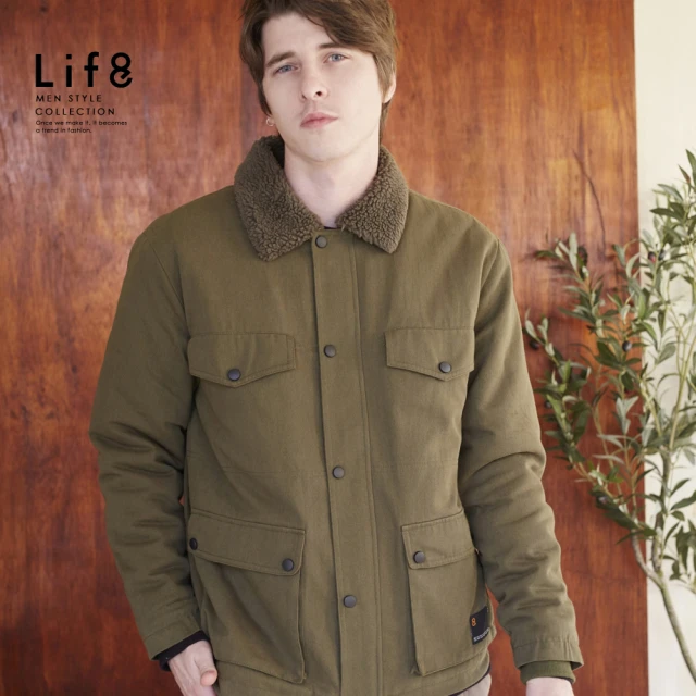 【Life8】Casual 厚實保暖 鋪棉夾克外套(10581)