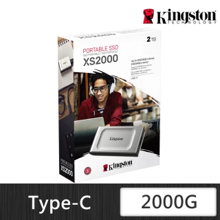 【Kingston 金士頓】SXS2000/2000G 行動固態硬碟 USB 3.2 Gen 2x2(SXS2000/2000G)