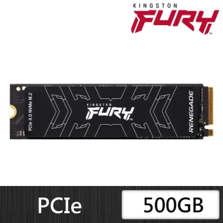 【Kingston 金士頓】FURY Renegade 500G M.2 PCIe SSD 固態硬碟(★SFYRS/500G)