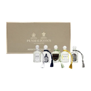 【PENHALIGON’S 潘海利根】經典款男性香水禮盒 5mlx5入(布倫海姆/牧羊少年/黑玫瑰/杜松司令/皇家橡樹)