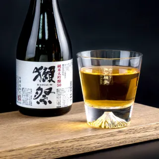 【田島硝子】日本手工吹製富士山杯 mini經典款 威士忌杯 酒杯 玻璃杯 隨飲料變色(TG20-015-MR)