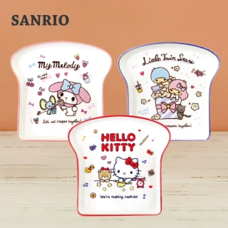 【SANRIO 三麗鷗】吐司盤(共3款-凱蒂貓/美樂蒂/雙星仙子)