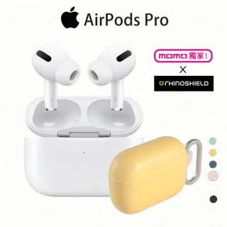 犀牛盾防摔保護套組【Apple 蘋果】Apple AirPods Pro 藍芽耳機(搭配MagSafe無線充電盒)