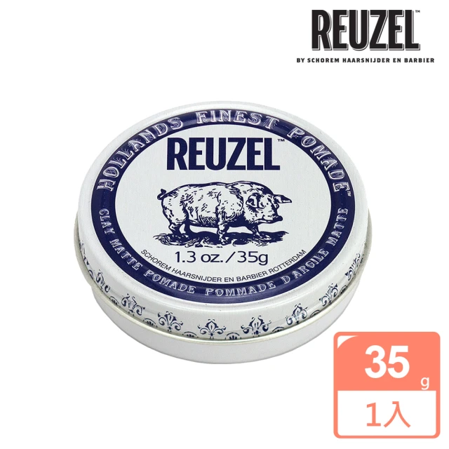 【REUZEL】白豬強力黏土級水性髮泥 35g