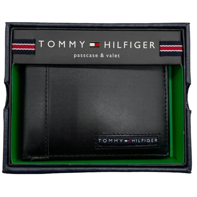Tommy Hilfiger TOMMY 零錢袋雙層男短夾禮